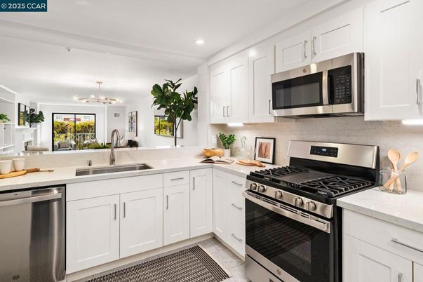 Interior, Kitchen, Recessed Lighting, Stainless Steel Appliances