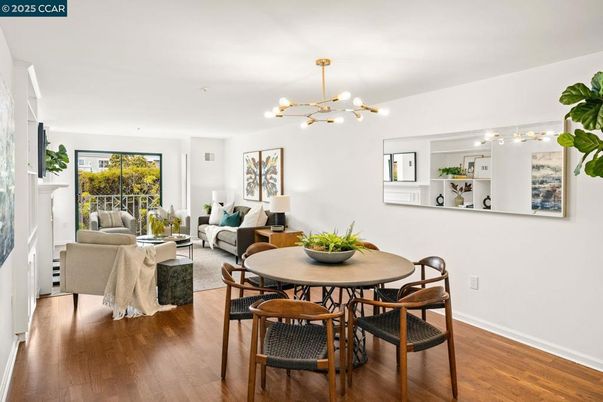 Dining room, Fireplace, Interior, Living room, Pendant Lights, Wood Texture Flooring