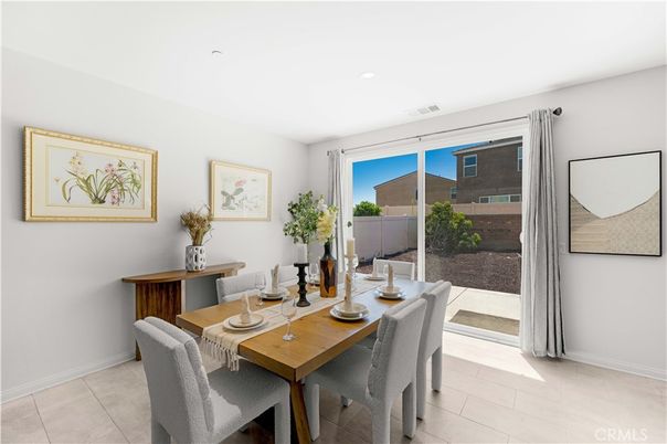 Dining room, Interior, Recessed Lighting