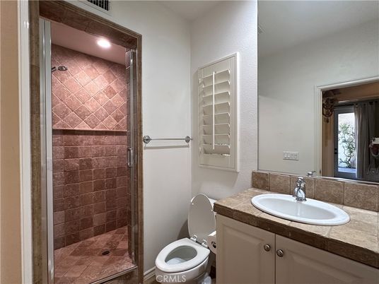 Bathroom, Interior, Recessed Lighting, Tile Countertops