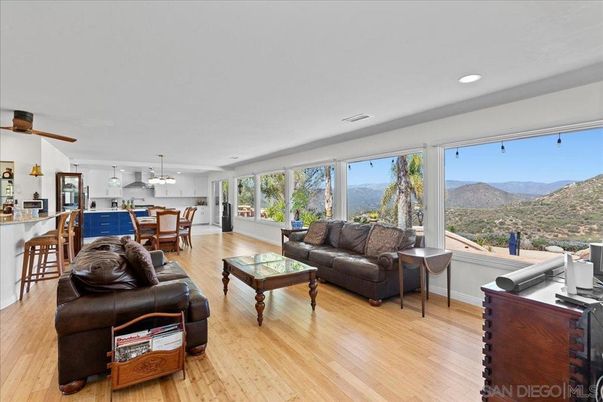 Dining room, Interior, Kitchen, Living room, Pendant Lights, Recessed Lighting, Wood Texture Flooring