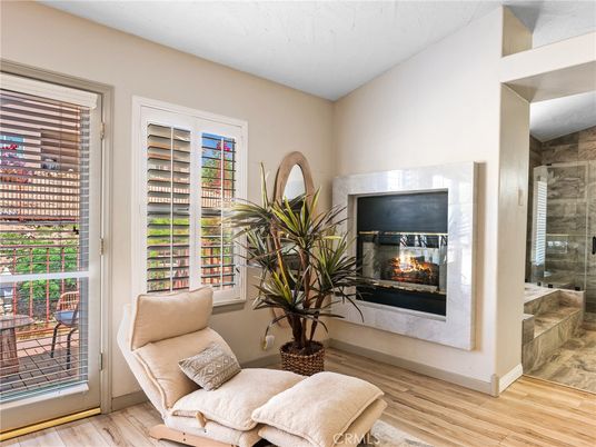 Fireplace, Interior, Wood Texture Flooring