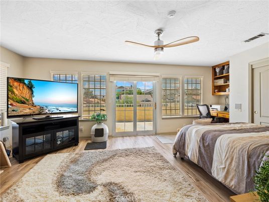 Bedroom, Interior, Water, Wood Texture Flooring