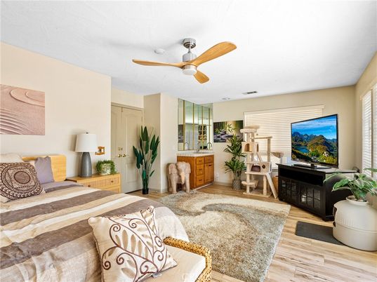Bedroom, Interior, Wood Texture Flooring