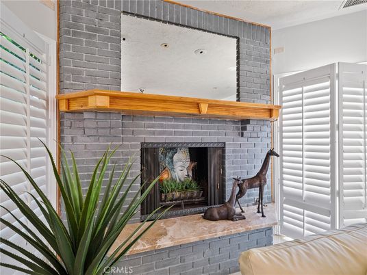 Fireplace, Interior, Stone Walls