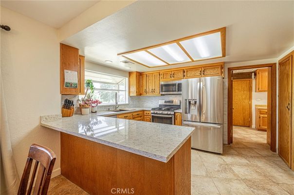 Interior, Kitchen, Recessed Lighting, Stainless Steel Appliances