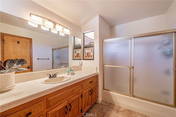 Bathroom, Glass Shower, Interior, Tile Countertops