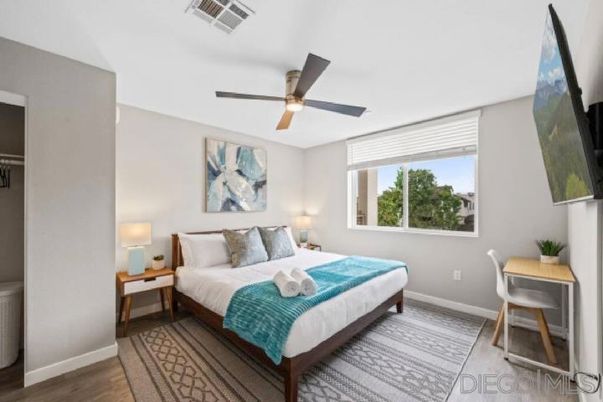 Bedroom, Interior, Wood Texture Flooring