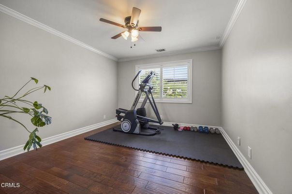 Fitness Equipment, Interior, Wood Texture Flooring
