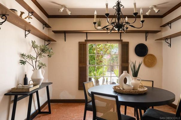 Chandelier, Dining room, Interior
