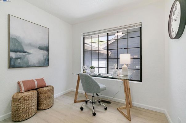 Home Office, Interior, Wood Texture Flooring