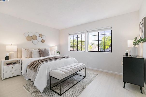 Bedroom, Interior, Wood Texture Flooring