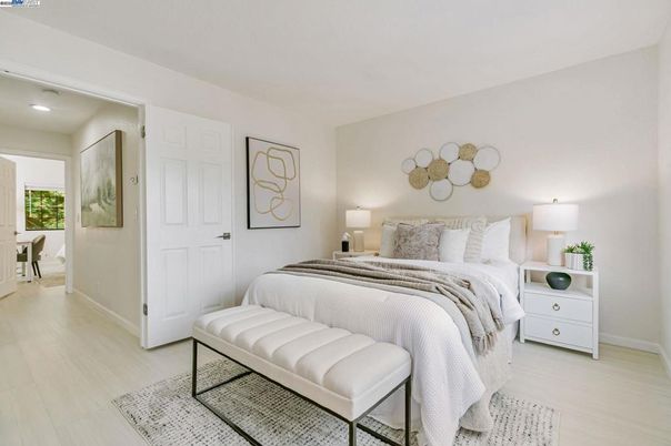 Bedroom, Interior, Wood Texture Flooring