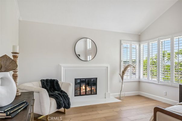 Fireplace, Interior, Wood Texture Flooring