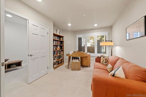 Home Office, Interior, Living room, Recessed Lighting