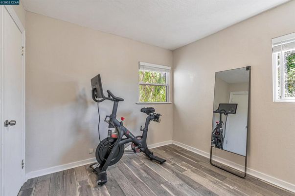 Fitness Equipment, Interior, Wood Texture Flooring