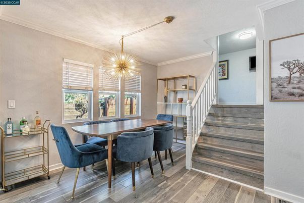 Dining room, Interior, Wood Texture Flooring