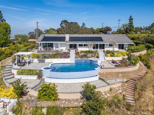 Exterior, Pool, Solar Panels