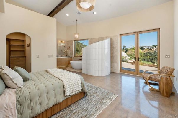 Bedroom, Interior, Pendant Lights, Recessed Lighting