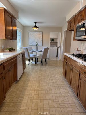 Dining room, Interior, Kitchen, Tile Countertops