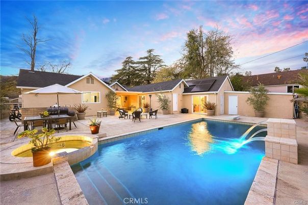 Exterior, Pool, Solar Panels