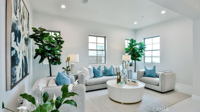 Interior, Living room, Recessed Lighting
