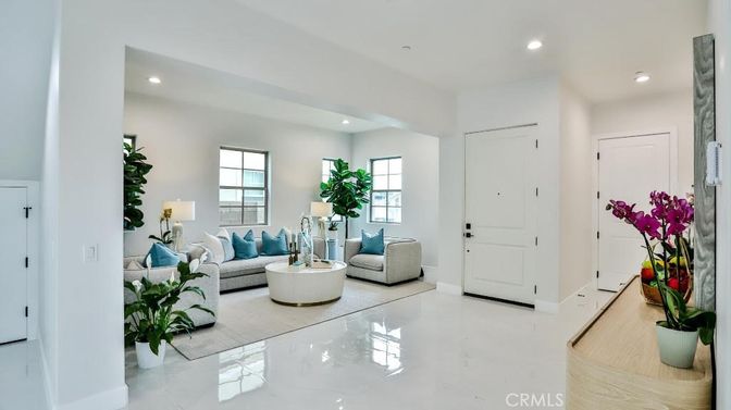 Interior, Living room, Recessed Lighting