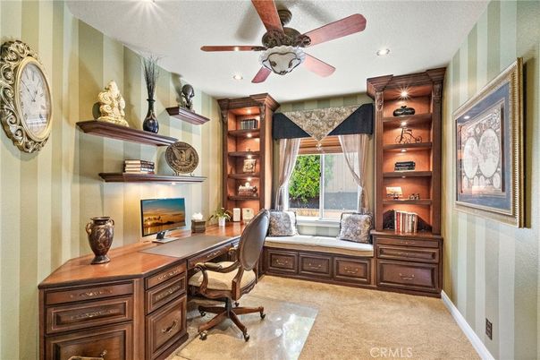 Home Office, Interior, Recessed Lighting