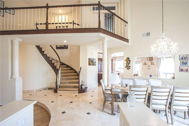 Chandelier, Dining room, Interior, Recessed Lighting
