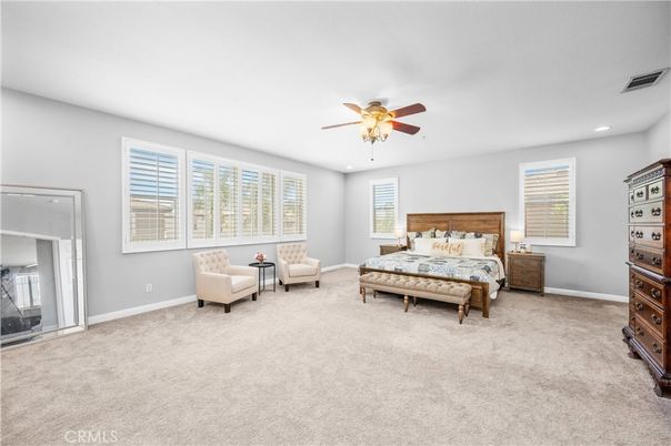 Bedroom, Interior, Recessed Lighting