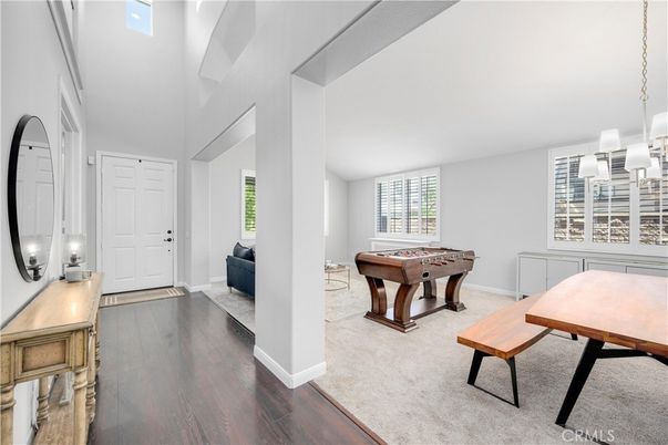 Chandelier, Game Room, Interior, Pendant Lights, Wood Texture Flooring