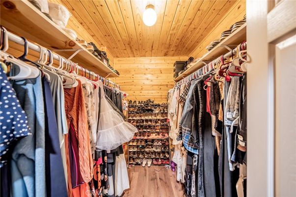Interior, Walk-in Closets, Wooden Ceilings, Wood Texture Flooring, Wooden Walls