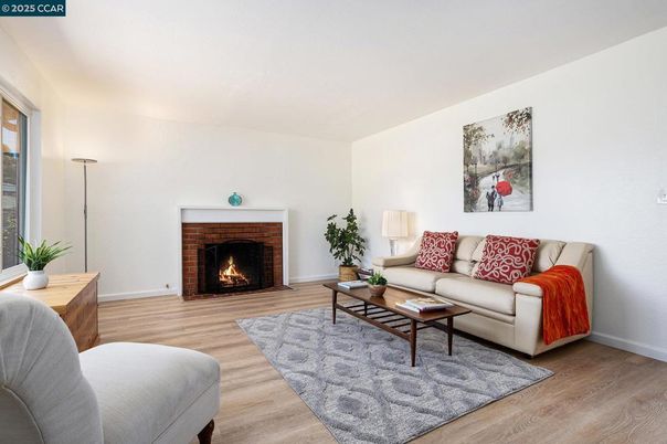 Fireplace, Interior, Living room, Wood Texture Flooring