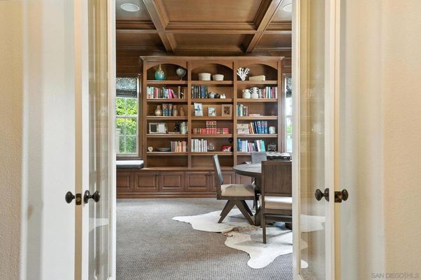 Home Office, Interior, Wooden Beams, Wooden Ceilings