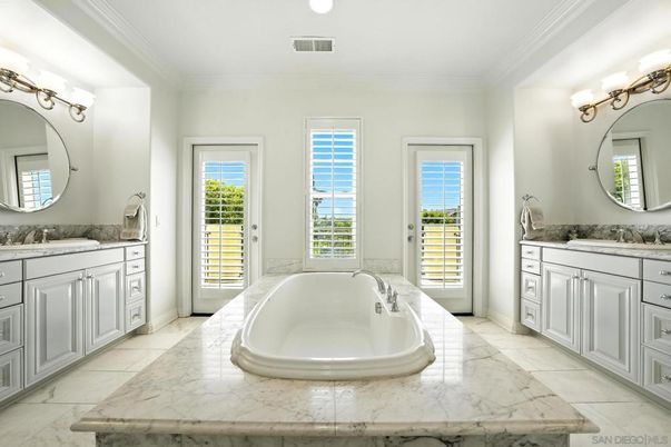 Bathroom, Dual Sink Vanities, Interior, Marble