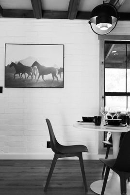 Home Office, Interior, Wooden Beams, Wood Texture Flooring