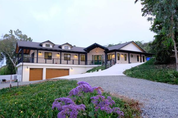 Attached, Backyard, Exterior, Facade, Farmhouse