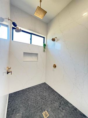 Bathroom, Interior, Marble Walls