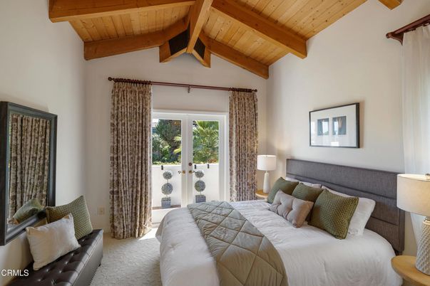 Bedroom, Interior, Wooden Beams, Wooden Ceilings