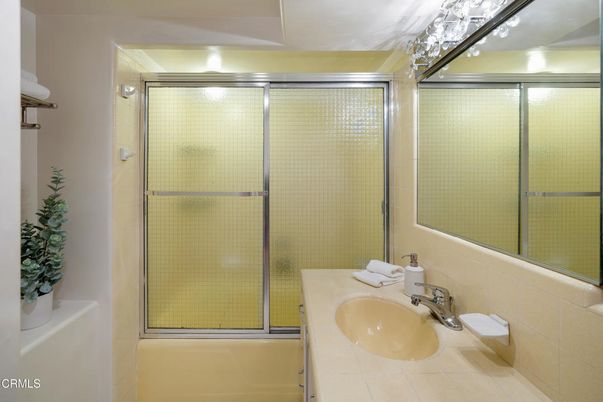 Bathroom, Glass Shower, Interior, Tile Countertops