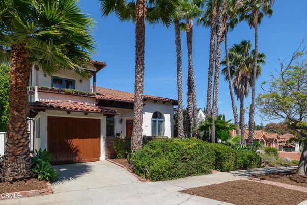 Attached, Exterior, Facade, Spanish Mediterranean
