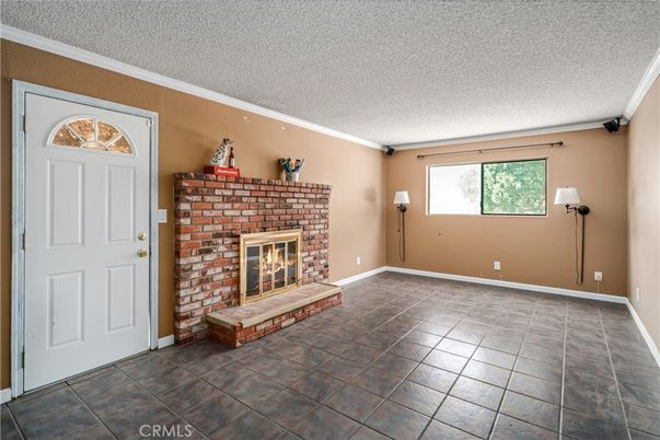 Empty room, Fireplace, Interior