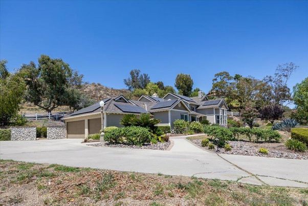 Attached, Exterior, Facade, Solar Panels, Ranch