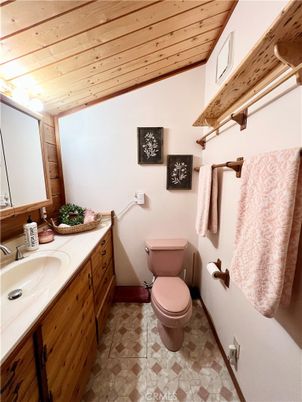 Bathroom, Interior, Wooden Ceilings