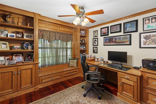 Home Office, Interior, Wood Texture Flooring