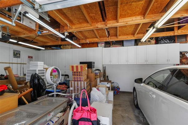 Garage, Interior, Wooden Beams, Wooden Ceilings