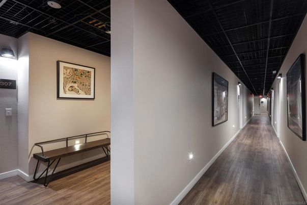 Interior, Recessed Lighting, Wood Texture Flooring