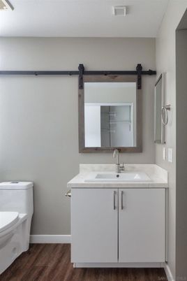 Bathroom, Interior, Wood Texture Flooring