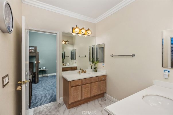 Bathroom, Dual Sink Vanities, Interior, Marble