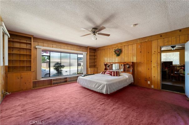 Bedroom, Interior, Wooden Walls